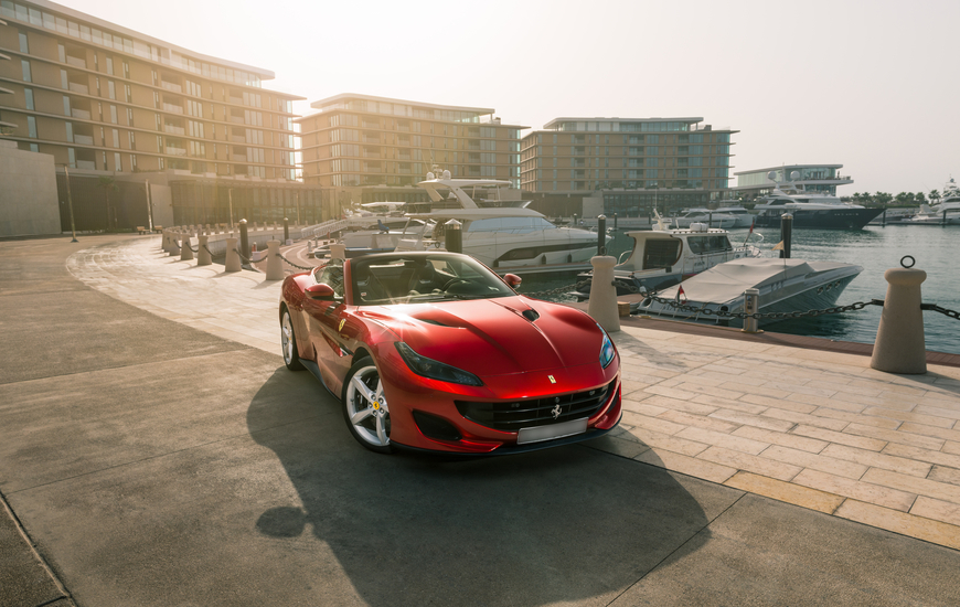 Ferrari Portofino at Dubai