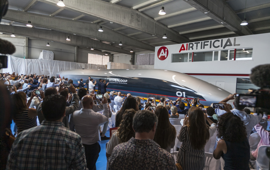 First Look at HyperloopTT's Passenger Capsule