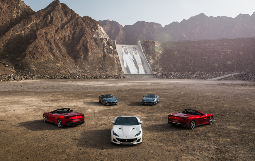 Ferrari Portofino at Dubai
