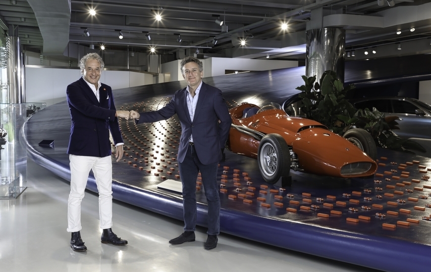 Davide Grasso and Alejandro Agag (Ph. Maserati)