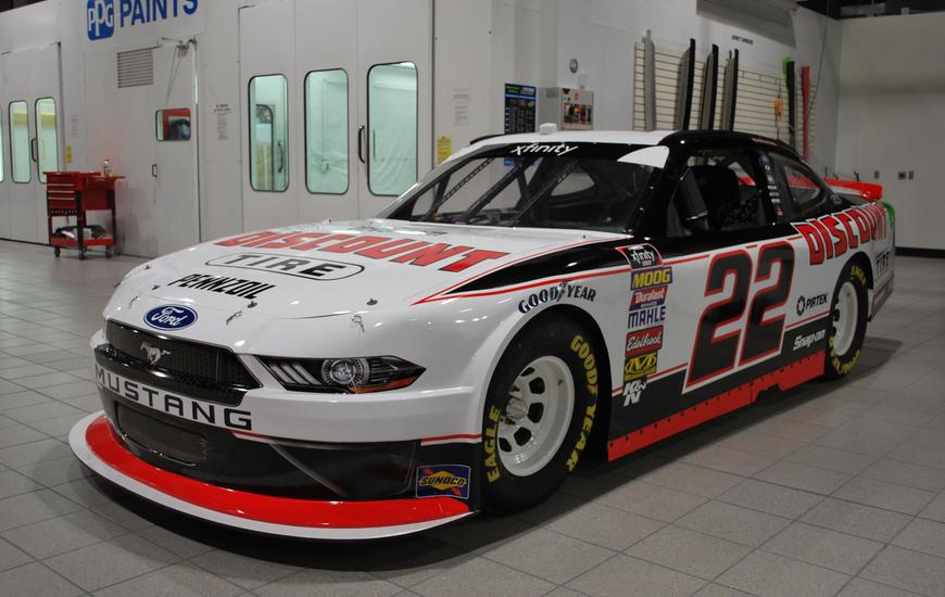 Team Penske NASCAR #22 Discount Tire car 