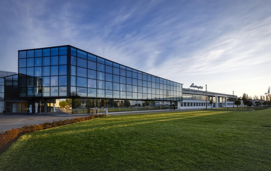 La sede di Sant'Agata (ph. Automobili Lamborghini)