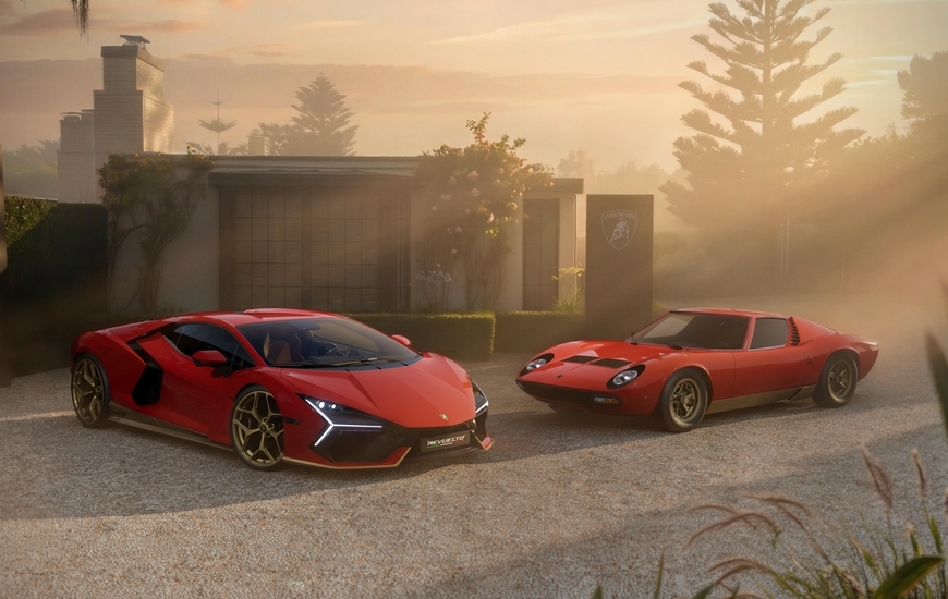 Miura yesterday and today (Automobili Lamborghini)