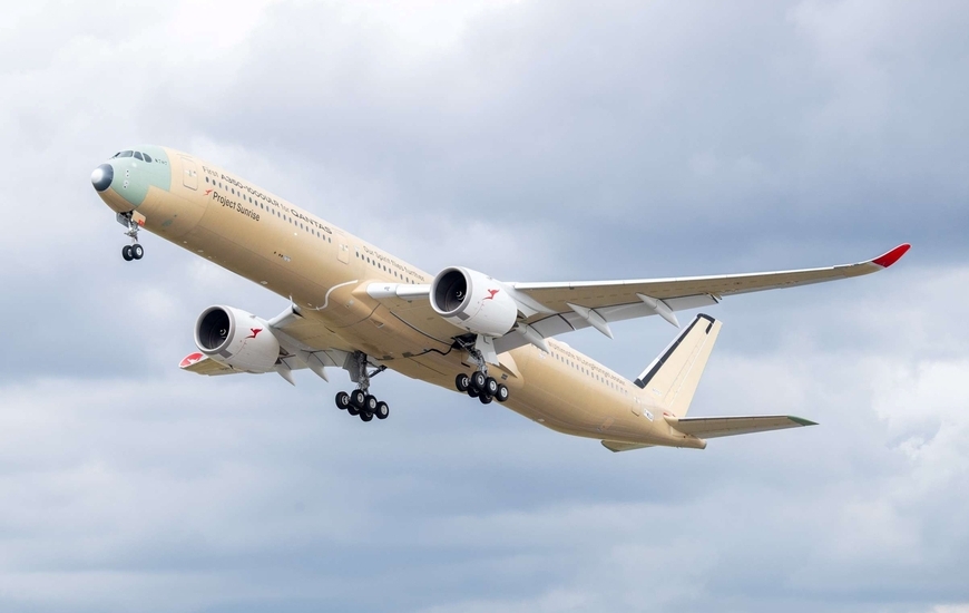 First flight of the A350-1000ULR (Ph. Airbus)
