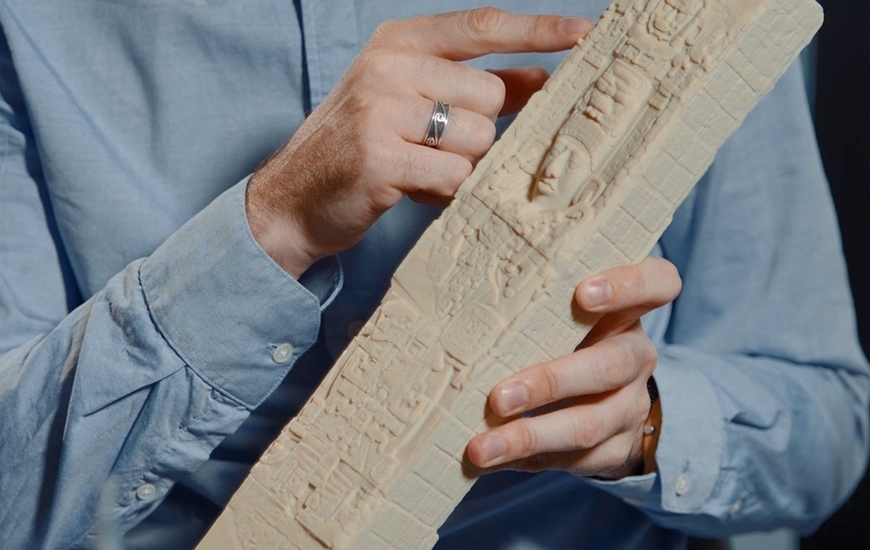 3D printed model of a monument in the Americas