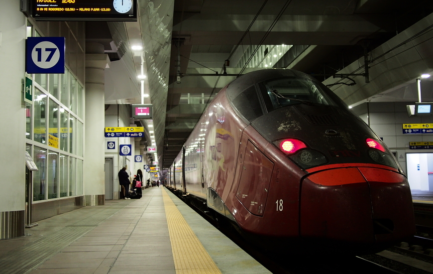 Italo train at Bologna station