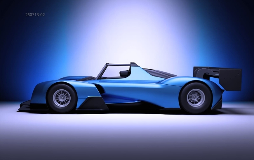 The render of the car 