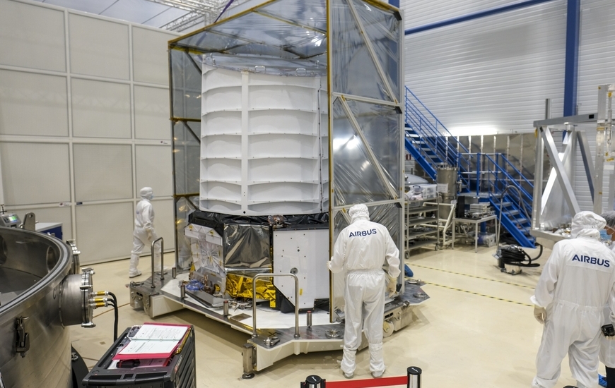 Il telescopio di Euclid (Ph. Airbus)