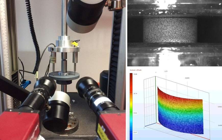 High Strain Compression test set-up